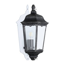 Eglo Navedo væglampe sort/sølv